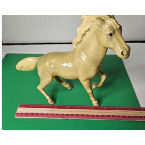 Palomino Mustang Porcelain Sculpture VTG 1950s  by Mortens Studio Running - Picture 7 of 10